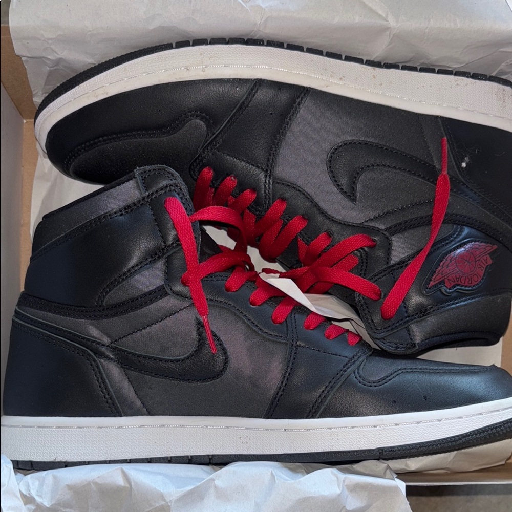 Travis Scott Jordan Black and Red Men's Shoes